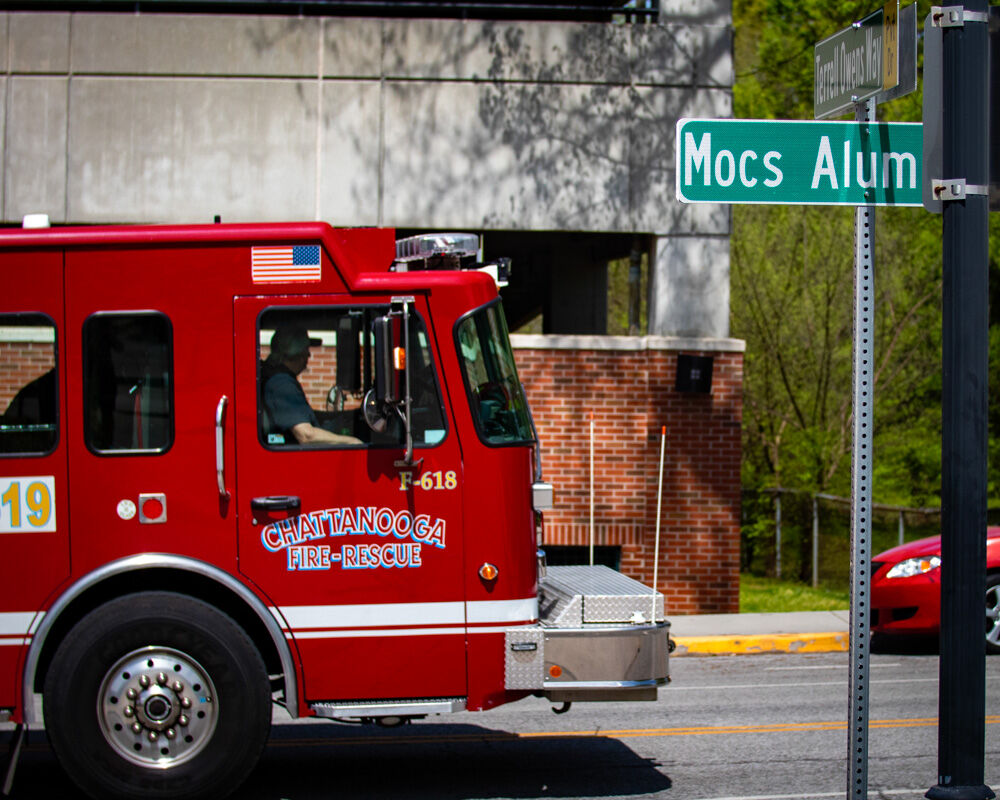 Chattanooga FireFighters Train on UTC Campus